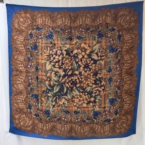 SEASONAL SALE: Vintage Talbots Floral Scarf--an accessory that fits all looks!